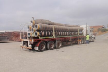 pipe truck